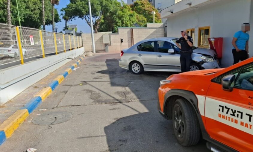 זירת התאונה בשמשונים. צילום: דוברות איחוד הצלה