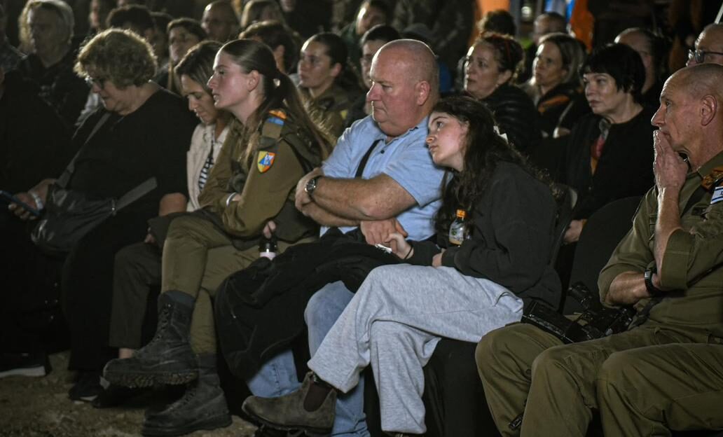 טקס זיכרון בבסיס זיקים. צילום: דובר צה"ל