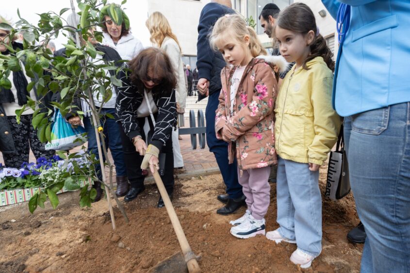 נטיעות ט"ו בשבט. צילום: סיון מטודי