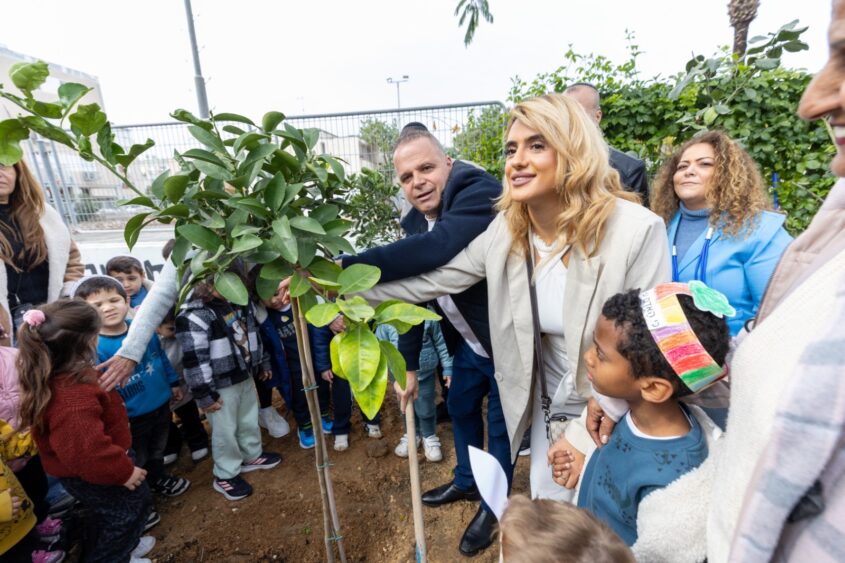 נטיעות ט"ו בשבט. צילום: סיון מטודי